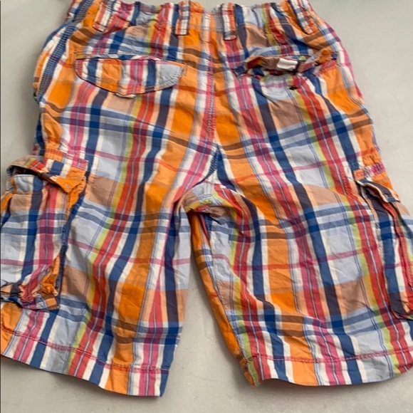 H&M adjustable waist plaid shorts 11/12 - Picture 8 of 8